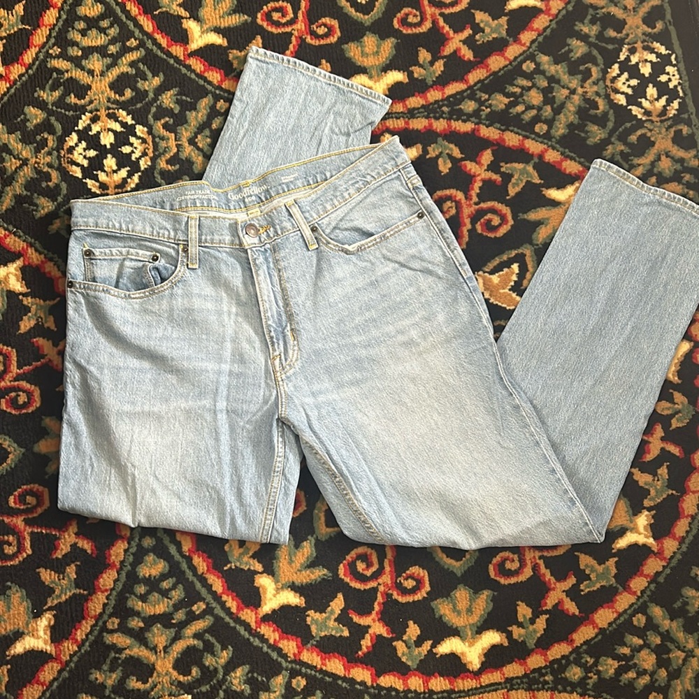 Men’s light Washed Jeans Goodfellow 36 W 32 L